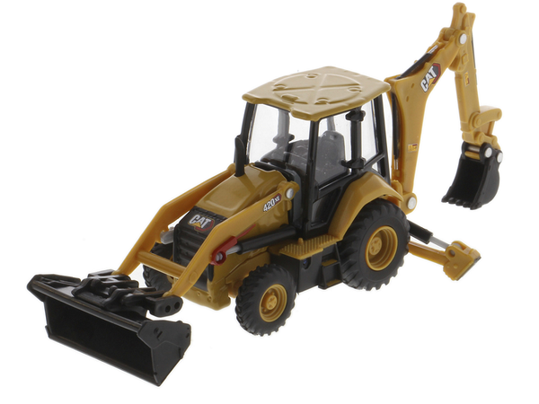 CAT 420 XE Backhoe Loader with 4 additional tools  - 1/64 Scale - 85765