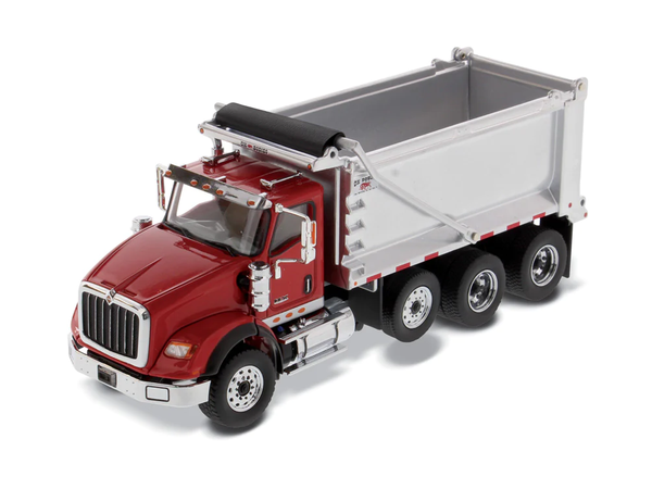 International HX620 SB OX Stampede Dump Truck - Red Cab - Transport Series - 71076