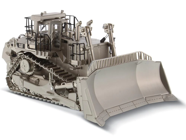 Diecast Masters Cat® D11T Track-Type Tractor - Matte Silver-Plated Finish - Commemorative Series - 1/50 Scale - 85252