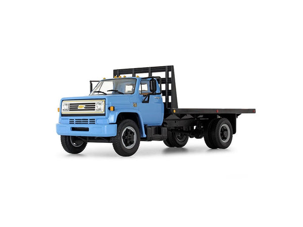First Gear Chevrolet C65 Flatbed Truck with Blue Cab 1/34 Scale - 10-4217